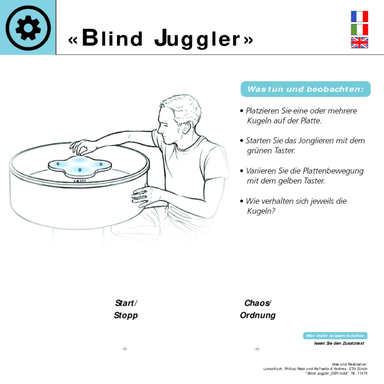 11474 Blind Juggler DEFI 11474 Blind Juggler DEFI