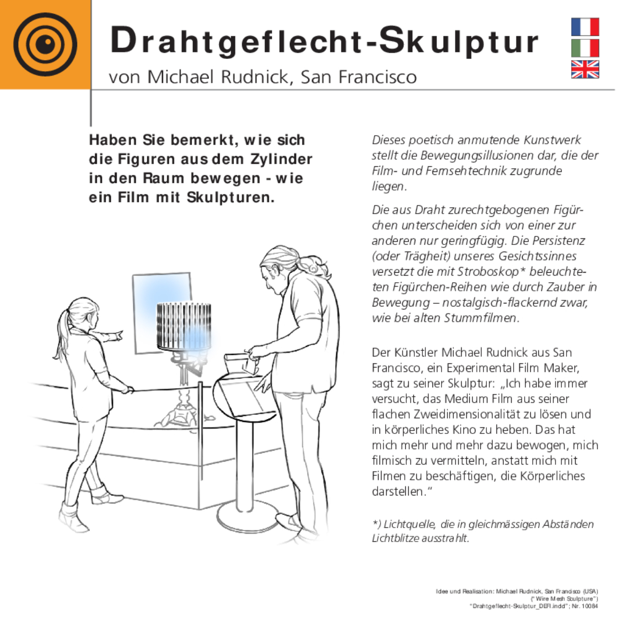 10084 Drahtgeflecht Skulptur DEFI 10084 Drahtgeflecht Skulptur DEFI