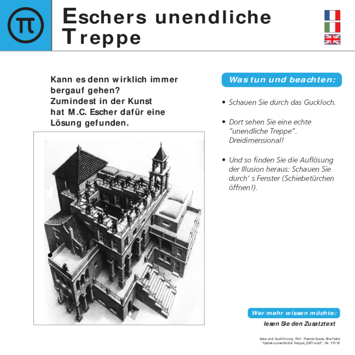 10116 Eschers unendliche Treppe DEFI
