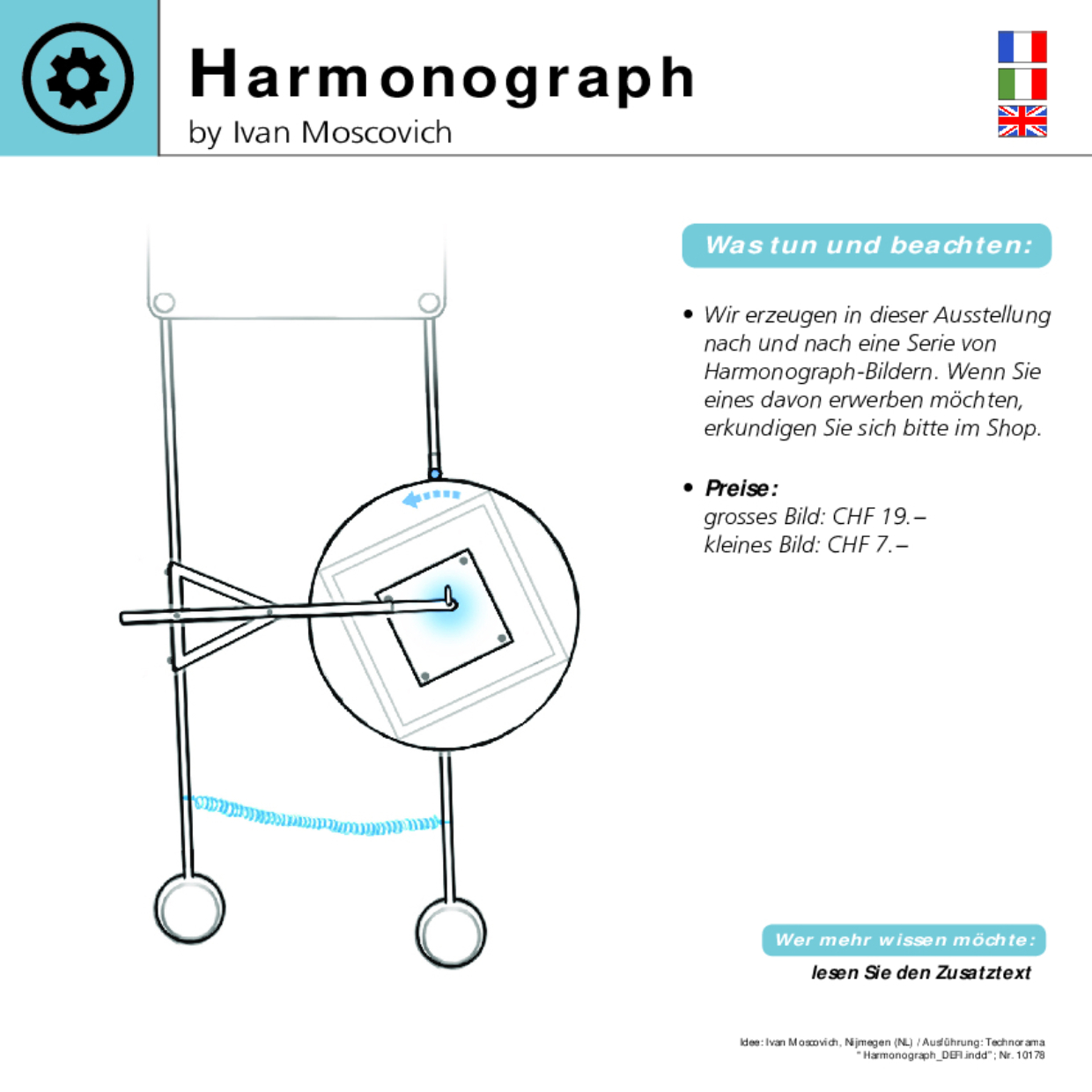 10178 Harmonograph DEFI 10178 Harmonograph DEFI