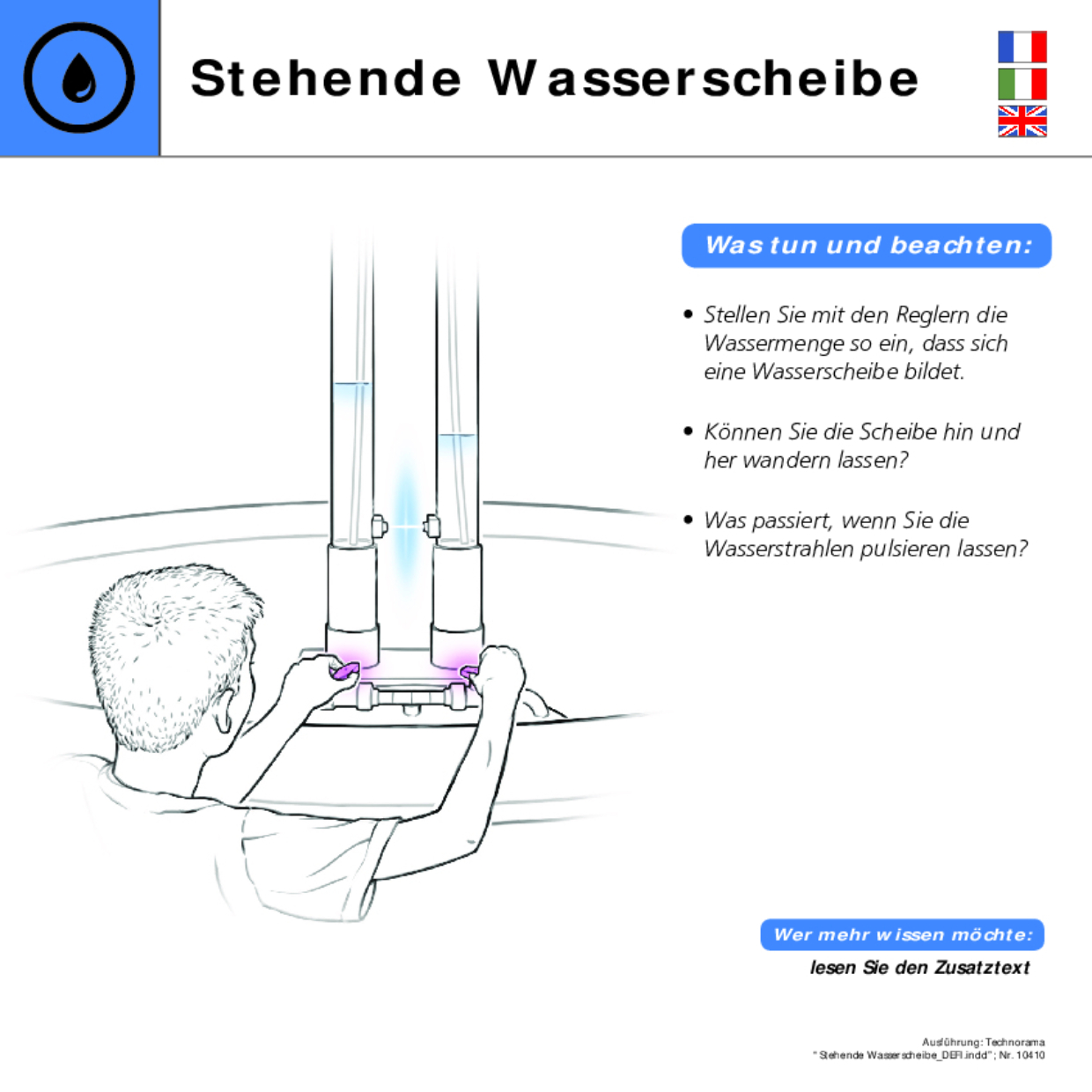 10254 Stehende Wasserscheibe DEFI 10254 Stehende Wasserscheibe DEFI
