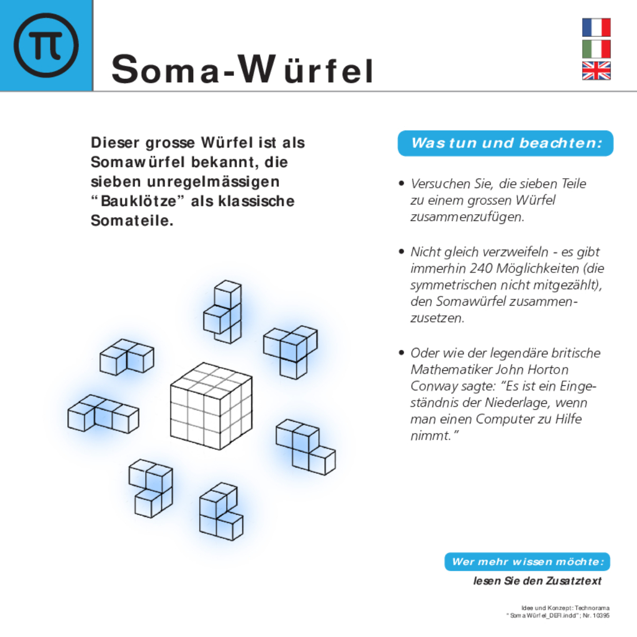 10395 Soma Würfel DEFI