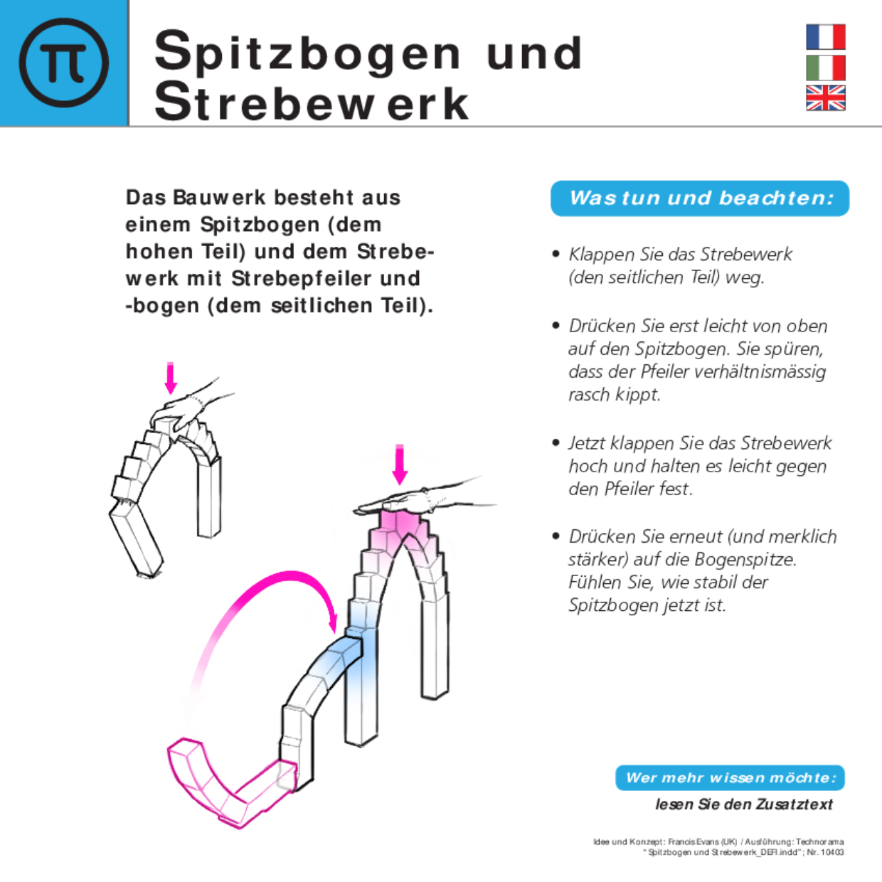 10403 Spitzbogen und Strebewerk DEFI