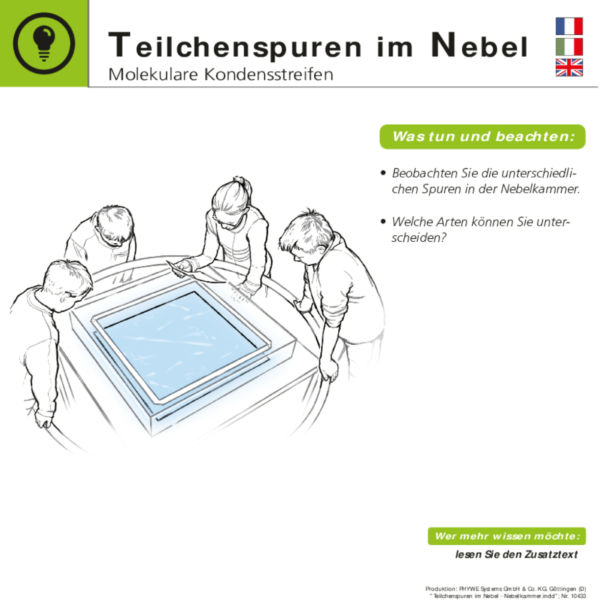 10433 Teilchenspuren im Nebel DEFI ALT