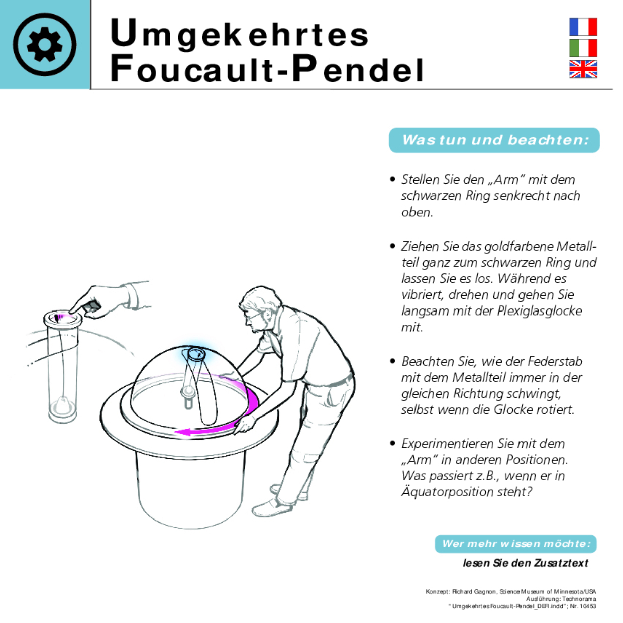 10453 Umgekehrtes Foucault Pendel DEFI