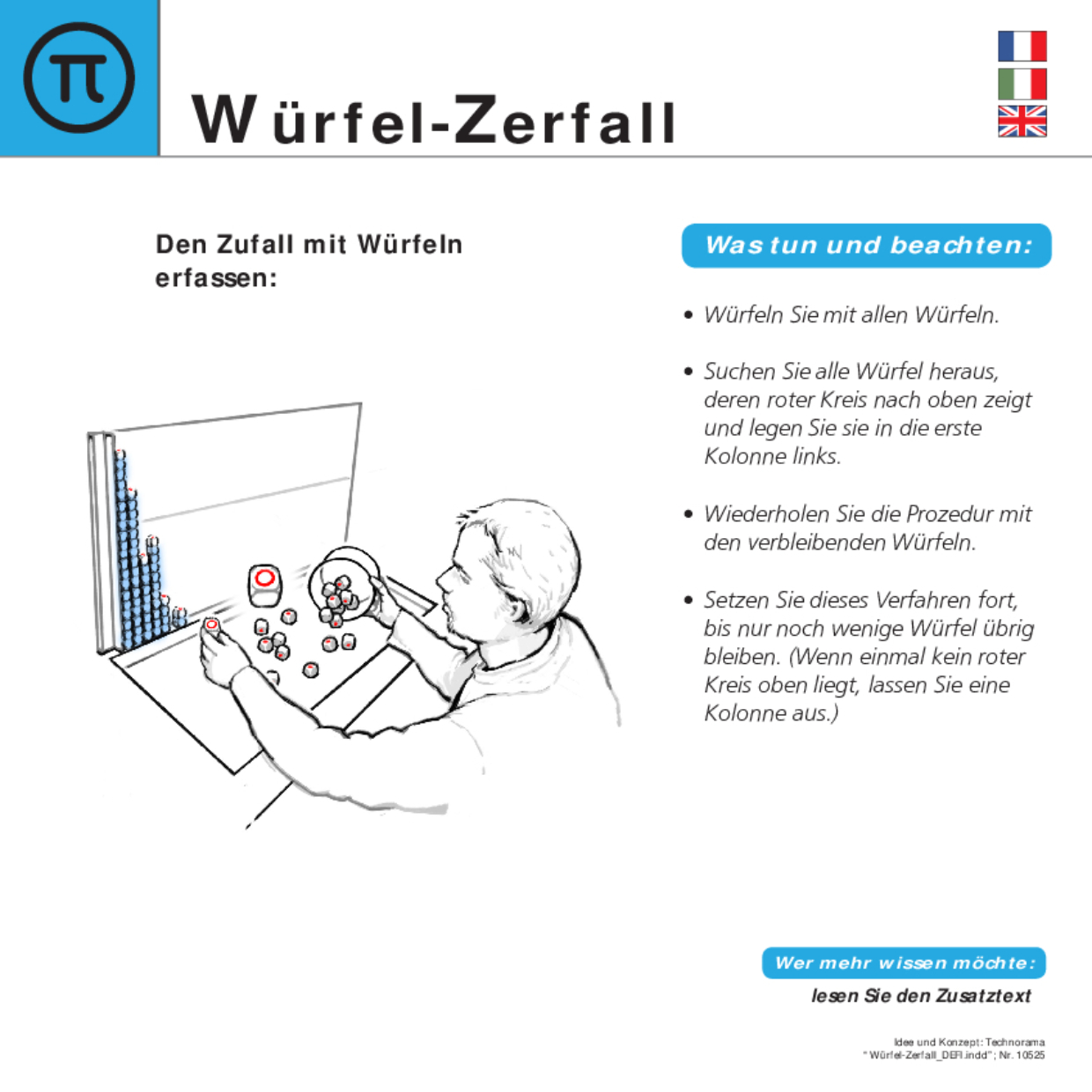 10525 Würfel Zerfall DEFI