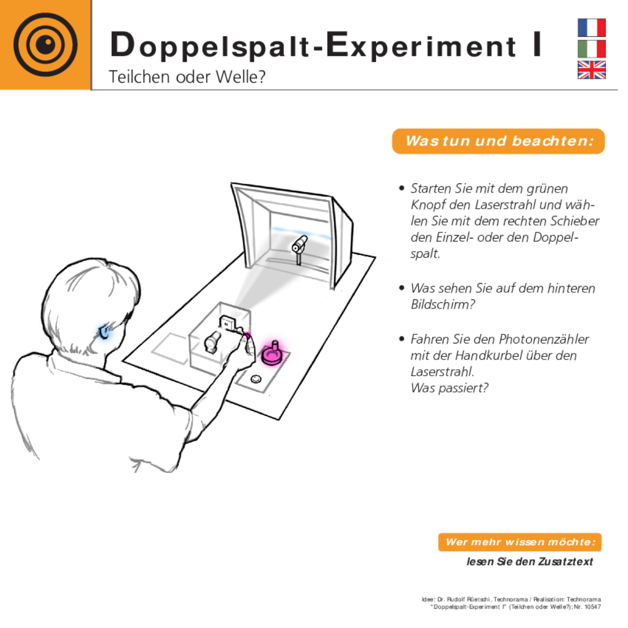 10547 Doppelspalt Experiment I DEFI