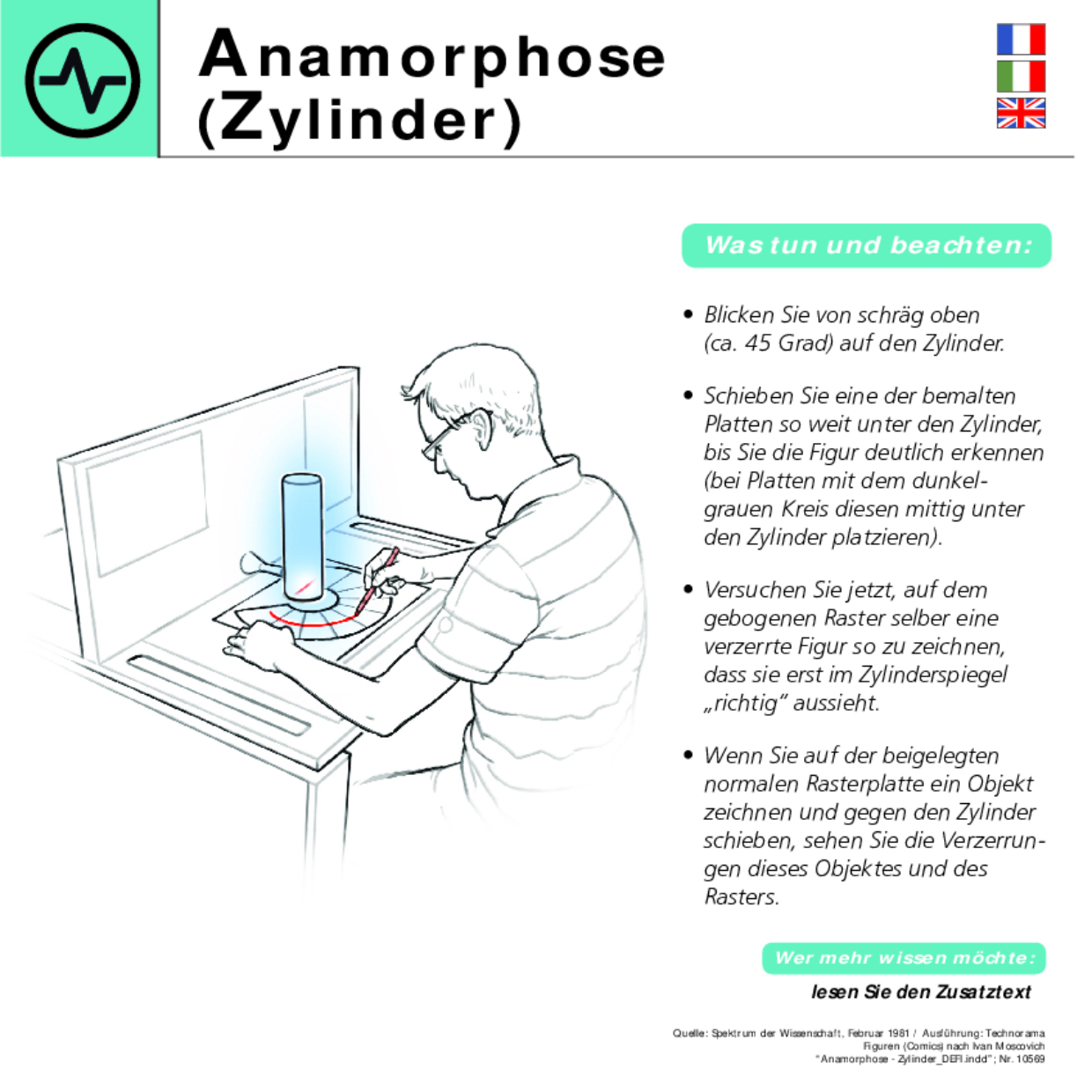 10569 Anamorphose Zylinder DEFI