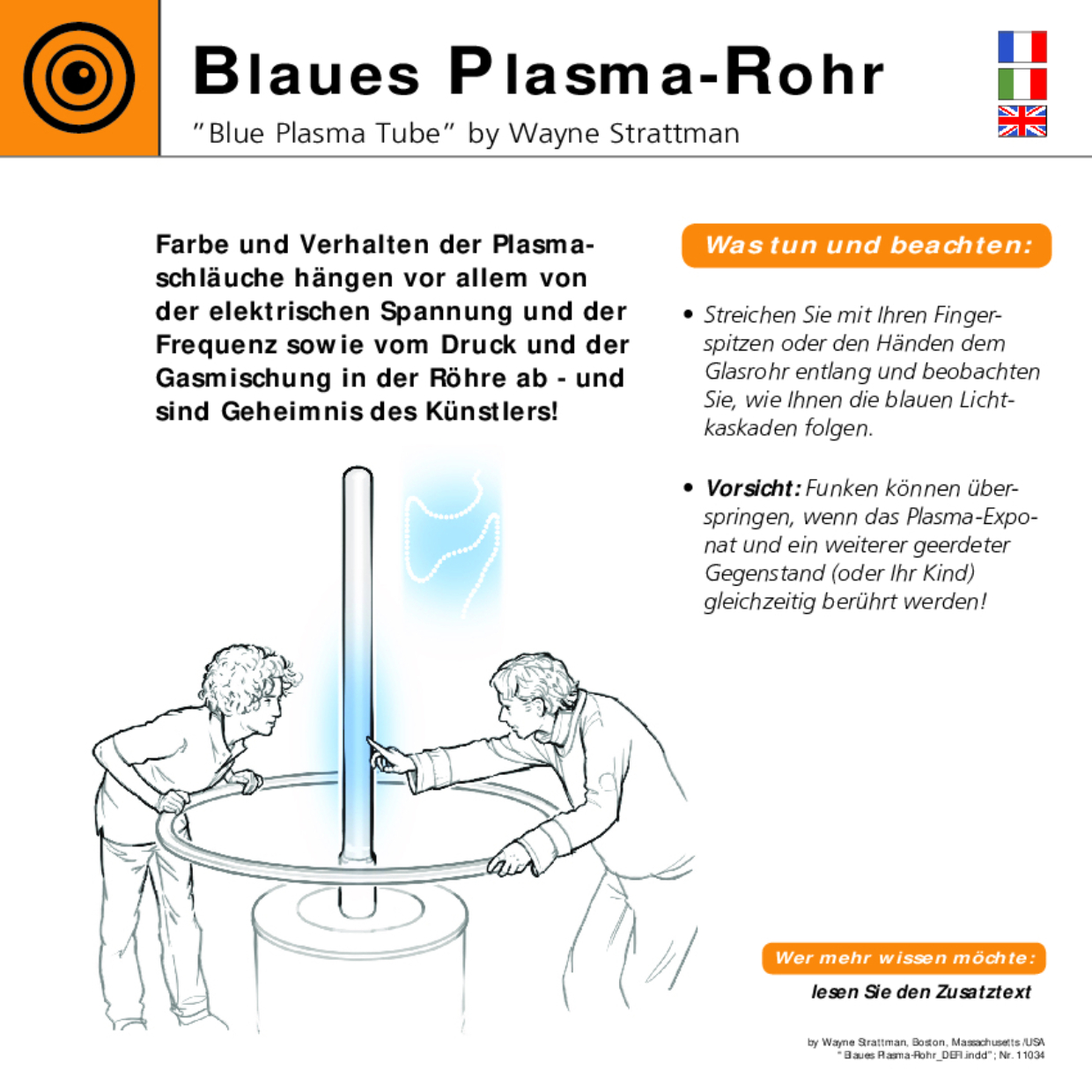 11034 Blaues Plasma Rohr DEFI