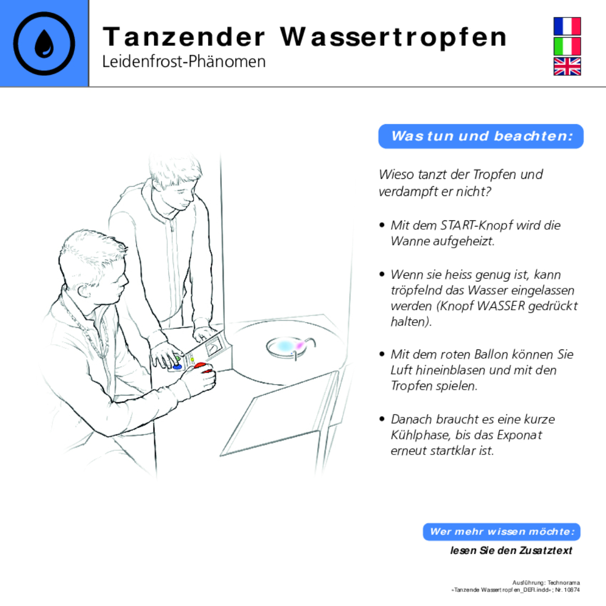 11046 Tanzende Wassertropfen DEFI 11046 Tanzende Wassertropfen DEFI