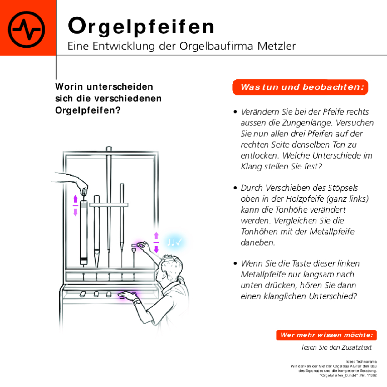 Orgelpfeifen D