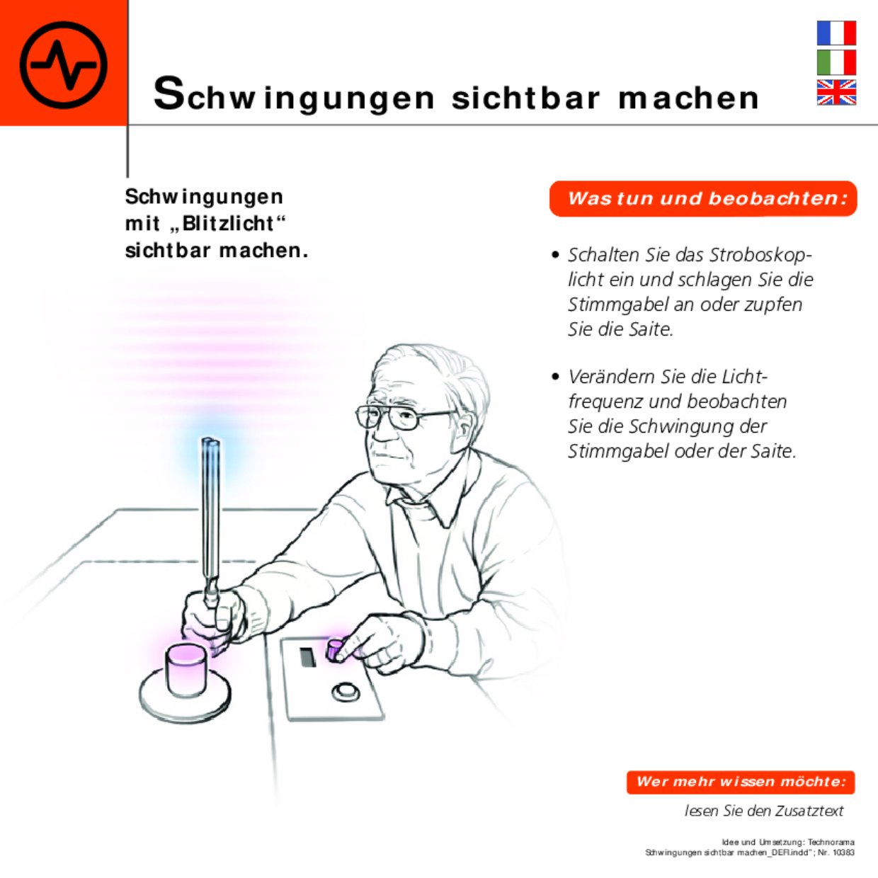 Schwingungen sichtbar machen DEFI