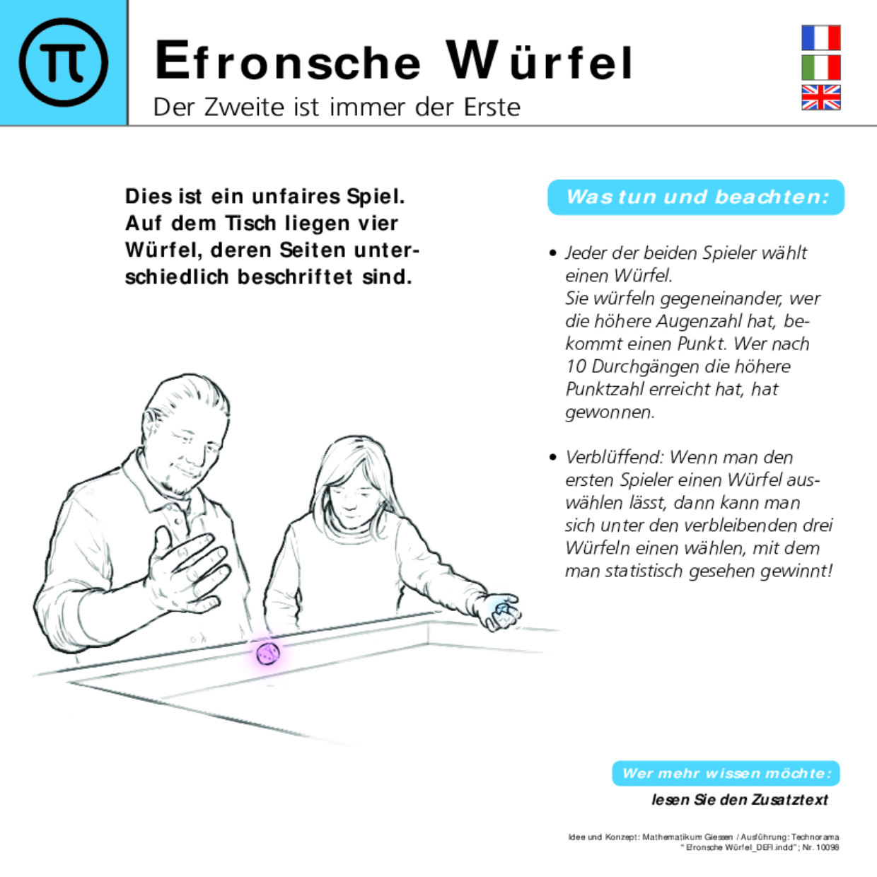 10098 Efronsche Würfel DEFI