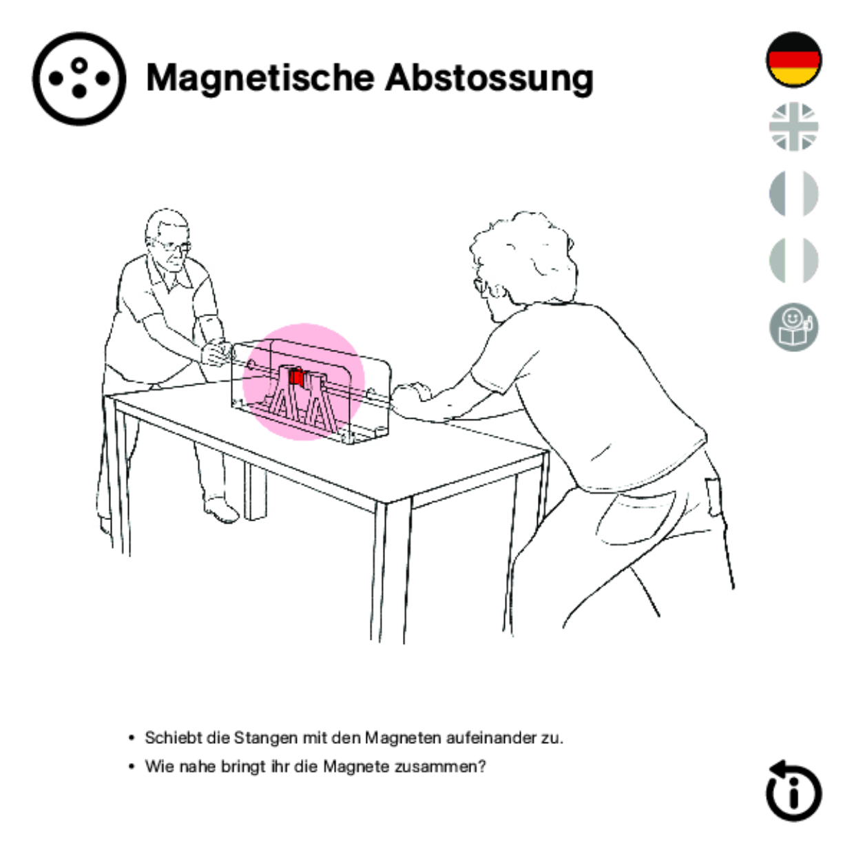 Magnetische Abstossung DEFIL