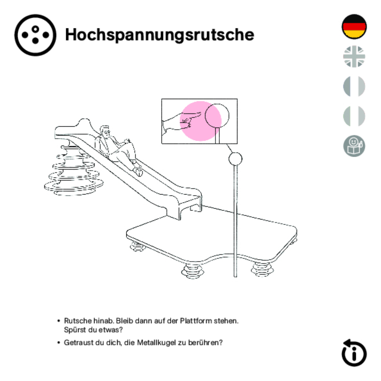 Hochspannungsrutsche DEFIL