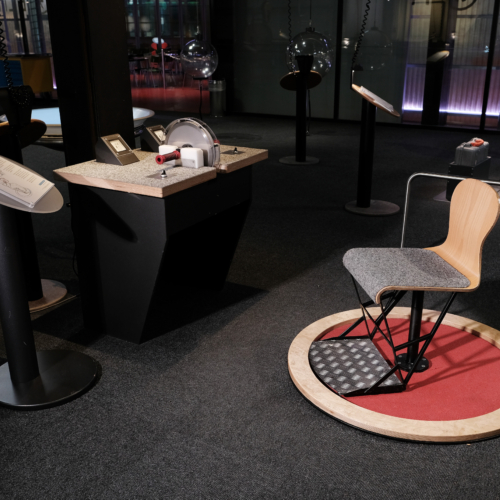 10089 Drehstuhl mit elektrischem Doppelkreisel Haupt