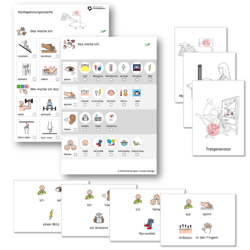 Aktivität Ich spüre was Materialien